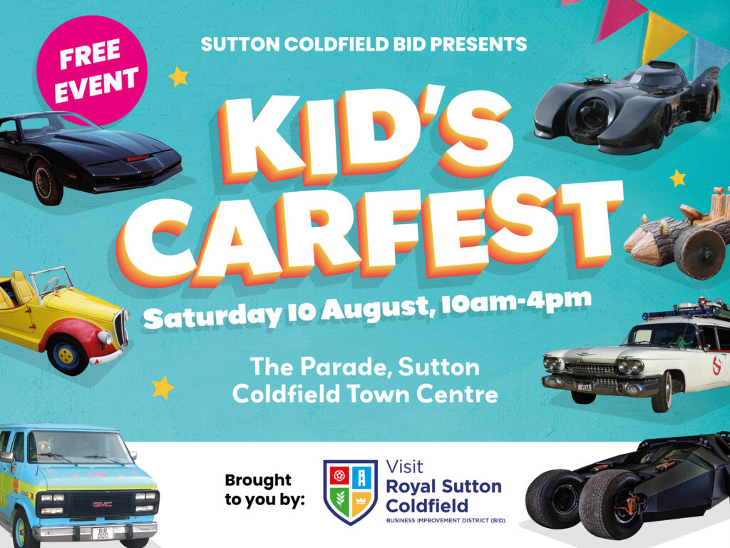 Kid’s Carfest Visit Royal Sutton Coldfield